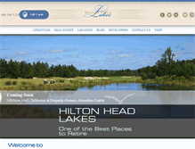 Tablet Screenshot of hiltonheadlakes.com